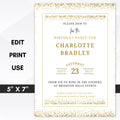 formal birthday invites